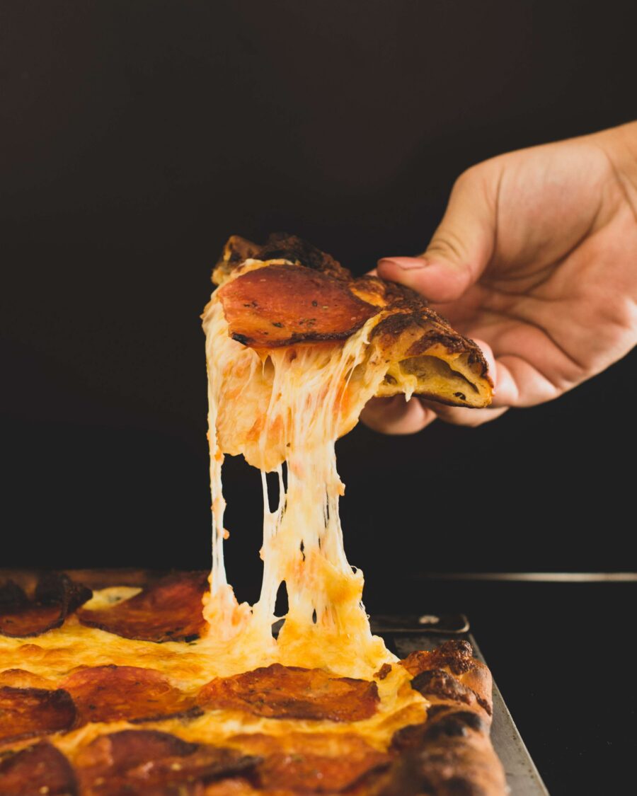 Handgemaakte pizza